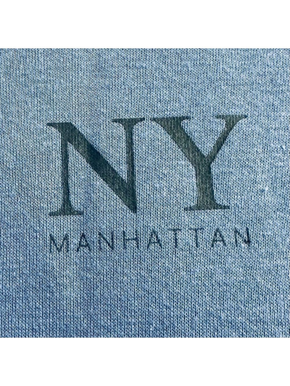Primark Cares NY Manhattan Slate Blue Kangaroo Pocket Long Sleeve Hoodie
